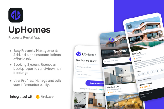 🏠 UpHomes – مشروع حقيقي لتأجير العقارات بخطوة واحدة